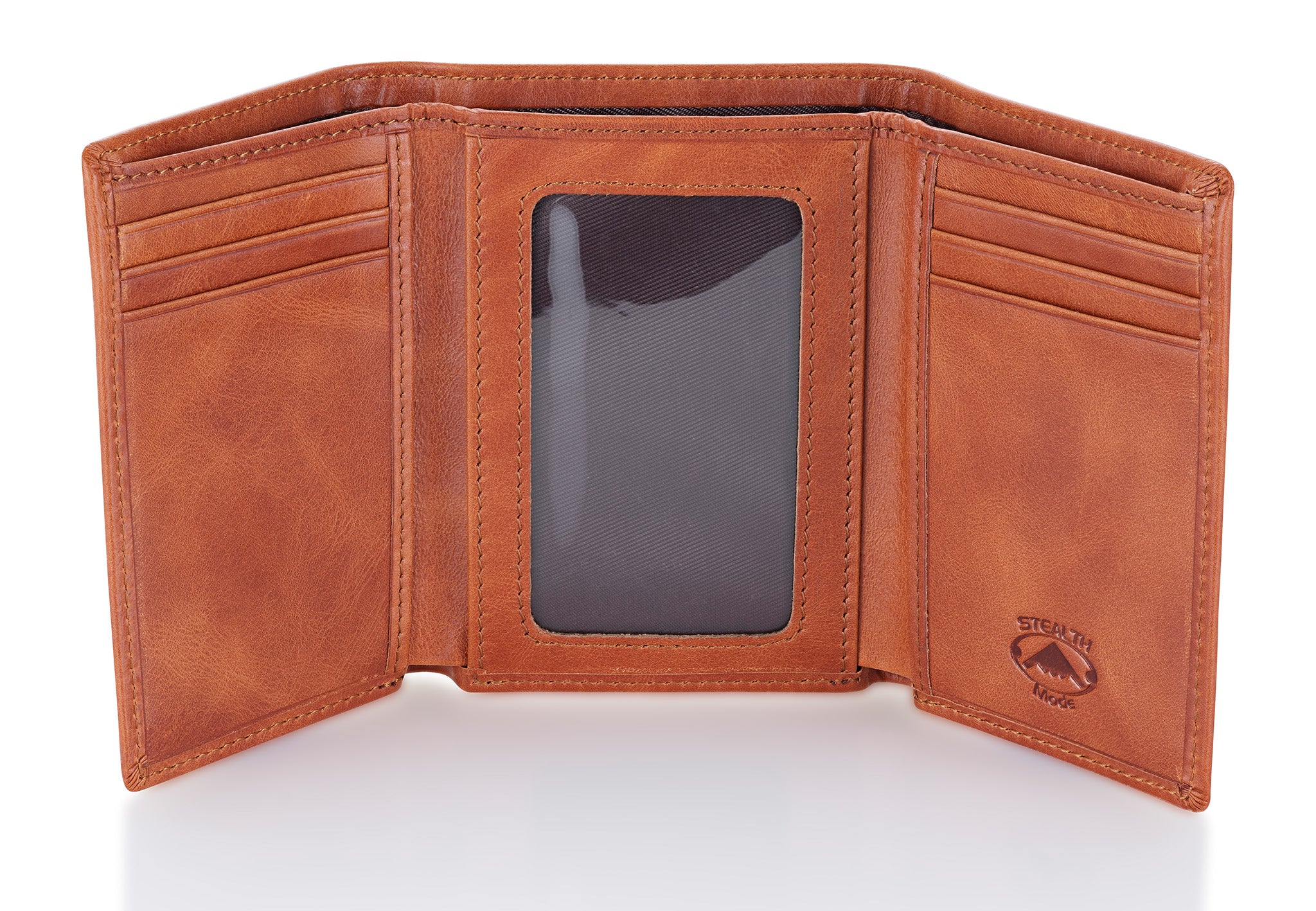 Small Men's Leather Trifold Wallet - 12 Card Slots - RFID Blocking – Luke  Case