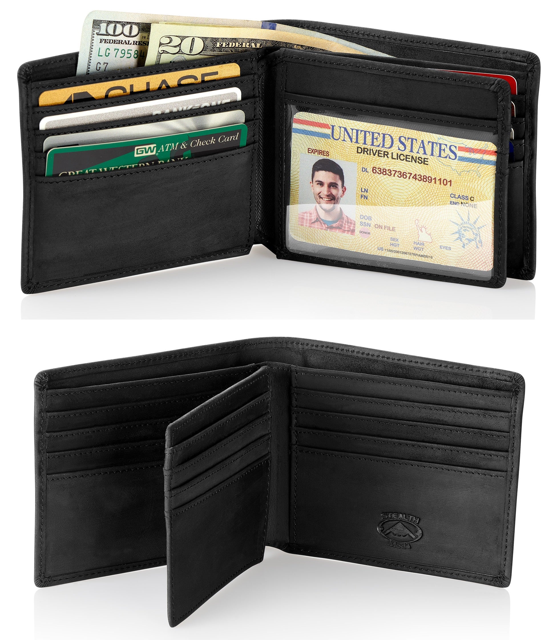 Men's Bifold Wallet with Left Flip – ili New York