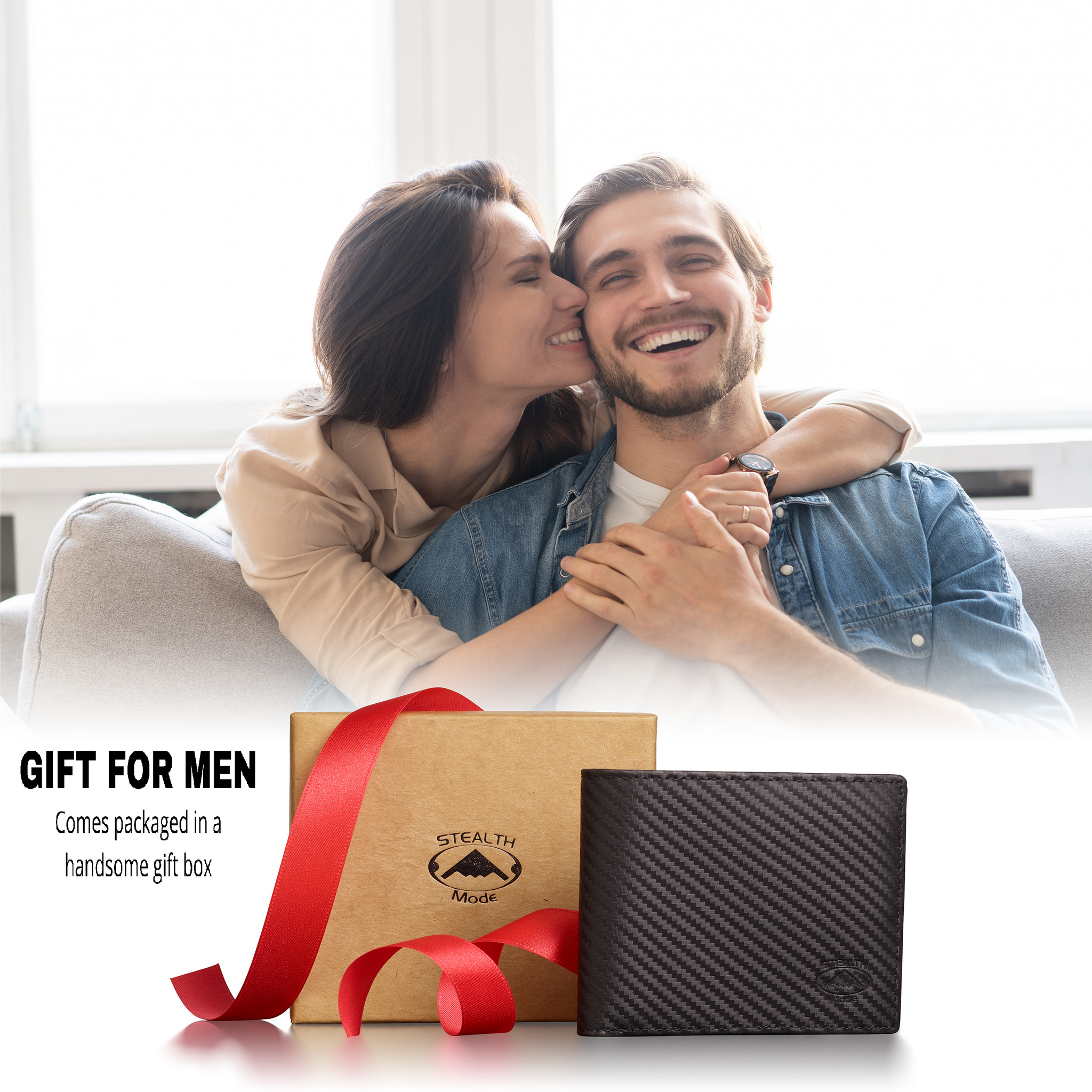 Men's Leather Wallet with Flip — MUSEUM OUTLETS